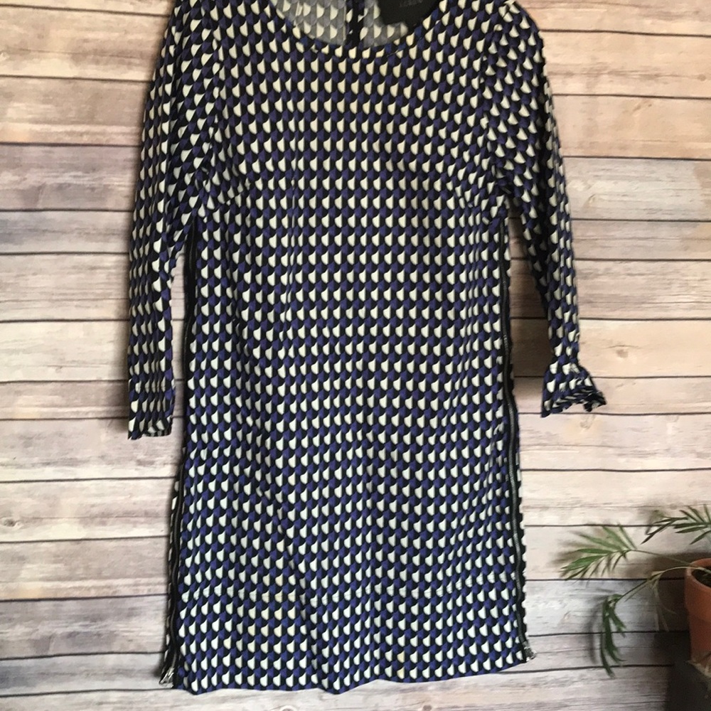 J. Crew printed shift style women’s dress
